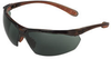 Jackson Safety Maxfire V40 Universal Polycarbonate Standard Safety Glasses Black Lens - Brown Frame - Wrap Around Frame - 036000-38485 - 036000-38485 - R. S. Hughes Company, Inc.