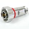 4.1/9.5 Mini DIN Male (Plug) to N Female (Jack) Adapter, Tri-Metal Plated Brass Body, 1.25 VSWR -- SM8205 - Image
