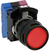 Pb Switch, Spst-No, 10A, 110Vac, Panel; Product Range Idec - 24AJ5100 - Newark, An Avnet Company