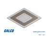 SCTY Outlet Box Covers - 668-CST-BRN - Galco Industrial Electronics
