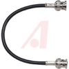 Cable Assy; 12 in.; RG58C/U; Non Booted; Black Jacket; UL Listed - 70198391 - Allied Electronics, Inc.