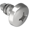 Fast Lead Screw, Medium Size, Phillips Recess, 0.6 mm  Max. Outer Panel, Steel, Zinc Plate, Bright chromate, plus sealer - 12-P-102 - Southco