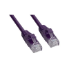 Amphenol MP-64RJ45UNNP-001 Cat6 UTP Patch Cable (550-MHz) with Snagless RJ45 Connectors - Purple 1ft - Image