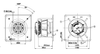 Centrifugal Fan- RadiPac Plenum Fan -- VBH0310PTRLA-PV69