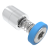 Captive Screw, M3 X 0.5, Press-in, TORX®, Smooth Blue Knob - 52-36-53-4-008 - Southco