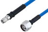 Plenum N Male to SMA Male Low PIM Cable 36 Inch Length Using SPP-250-LLPL Coax , LF Solder - PE3C5887-36 - Pasternack