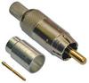 ADC RCA connector; 1855A/1865A 75 ohms, crimp style. - CV-CRCA13 - Visual Sound, Inc.