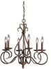 1713TZ Mid. Chandeliers-Candle - 793562 - Capital Lighting, Inc.
