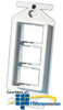 Legrand - Ortronics TracJack&trade; 3-Port Single Gang.. - OR-41900017 - TelephoneStuff.com