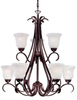 1648A-156-PL 9 Light Chandelier - 1648A-156-PL - Minka Group