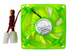 Apevia 120mm 4pin UV Green LED Case Fan - 110127 - Xoxide