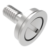 Flush Screw Assembly, 8-32 Thread, Slotted Recess, Stainless Steel, Passivated -- F5-832-18 - Image
