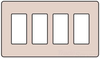 Standard Wall Plate - RCW4AL - Hubbell Incorporated