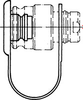 ISO 16028 Flat Face Plastic Dust Plug -- QFP-06