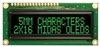 Oled, 2X16, Green On Black; Character Count X Line Midas - 77T3019 - Newark, An Avnet Company