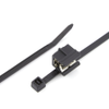 Heyco 15208 Edge Clip with 8″ UV Cable Tie, Zip Tie, Pre-assembled, Parallel Orientation, Side Fixing, for Panels from .12