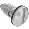 Fast Lead Screw, Small Size, Slotted Recess, 2.2mm  Max. Outer Panel, Stainless Steel, Passivated - 09-11-103-26 - Southco