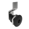 Quarter-Turn Cam Latch, Bellcore Electronics, 6mm Grip, Not Sealed, Zinc Alloy, Powder Coat, Black -- E5-2-195-000