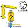 Leviton 20 Amp Wetguard Flush Mount Locking Receptacle.. -- 67W74 - Image