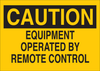 Brady B-555 Aluminum Rectangle Yellow Machine & Equipment Sign - 10 in Width x 7 in Height - TEXT: CAUTION DO NOT TALK TO OPERATOR - 42416 - 754476-42416 - R. S. Hughes Company, Inc.