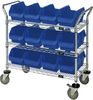 Cart, Quickpick Bin, 3Shelves, 12Bins; No. Of Bins Quantum Storage - 42AC6428 - Newark, An Avnet Company