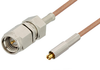 SMA Male to MC-Card Plug Cable 24 Inch Length Using RG178 Coax - PE36110-24 - Pasternack