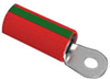 Terminal, Ring, #4 Stud, Crimp, Red/green, 22-16Awg; Stud Size - Metric Amp - Te Connectivity - 87F5727 - Newark, An Avnet Company