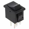 Switches - Rocker Switches -- R1966ABLKBLKEPRED - Image