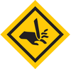 Brady B-302 Polyester Diamond Machine & Equipment Sign - 10 in Width x 10 in Height - Laminated - 88494 - 754476-88494 - R. S. Hughes Company, Inc.