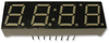 Clock Display, 7-Segment, 4 Digit, 10Mm, Red; Led Color Vishay - 62W0877 - Newark, An Avnet Company