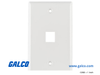 HTTN Outlet Box Covers - FPSINGLE-W - Galco Industrial Electronics