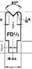 FD1/2 Die - FD1/2 - FabSupply Incorporated