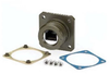 Ruggedized Flange Mount, Zinc-Nickel finish with Grounding Shield and Mounting Hardware -- T5C00011