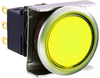 Pb Switch, Dpdt, 0.1A, 125Vac, Yel; Product Range Idec - 93AC9463 - Newark, An Avnet Company