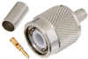 TNC Plug 50 Ohm Coax Connector Crimp Attachment for RG55, RG142, RG223, RG400, RG141 -- MTCN0022