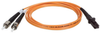 Duplex Multimode 62.5/125 Fiber Patch Cable (MTRJ/ST), 5M (16-ft.) -- N308-05M - Image