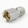 SMA Female (Jack) to BMA Jack (Female) Adapter, Passivated Stainless Steel Body, 1.15 VSWR -- SM3295 - Image