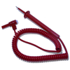 Needle Tip Probe to Shrouded R/A Banana Plug, 20 AWG PVC Coil Cord Test Lead - 63334C - E-Z-HOOK, a division of Tektest, Inc.