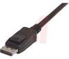 CABLE, DISPLAYPORT, LSZH 7 GHZ, BLACK 2METER - 70126471 - Allied Electronics, Inc.