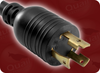 LOCKING NEMA L6-30P to IEC60309-32A-250V FEMALE HOME // Power Cords // High Voltage Power Cords // Locking Blade Power Cords - 3564.17 - Quail Electronics