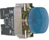Pilot Light, LED Blue, Metal, 22mm, 110VAC - 70156719 - Allied Electronics, Inc.