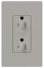 Duplex/Single Receptacle - NTR-15-DDTR-GR - Lutron Electronics Co., Inc.