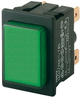 Pb Switch, Illum, Dpst, 16A, 250V, Green; Product Range Marquardt - 48AC7440 - Newark, An Avnet Company