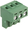 Terminal Block, Pluggable, 3Pos, 12Awg; Pitch Spacing Multicomp Pro - 64T3535 - Newark, An Avnet Company