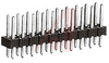 Header; Breakaway; 0.100 x 0.100 in.; PC Board; Dual; 80; 0.025 in.; 0.12 in. - 70042483 - Allied Electronics, Inc.
