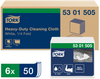 Tork Heavy-Duty Cleaning Cloth, 1/4 Fold - 5301505 - Tork