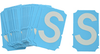 BradyGlo Gothic Quik Align Letter S - 6002-S - Brady Corporation