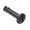 DZUS® Quarter-Turn Stud, Size 6, Slotted Recess, Steel, Zinc Plate, Black Chromate - D8-316-124-191 - Southco