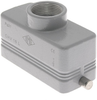 Standard, Rectangular Hood, size 77.27, 2 Pegs, Top .5-NPT cable entry - CHVT-16.4L - Mencom Corporation