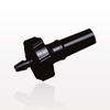 Male Luer Slip to Barb, Black - SLM2131 - Qosina Corp.